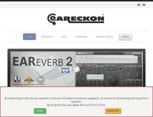 Tablet Screenshot of eareckon.com